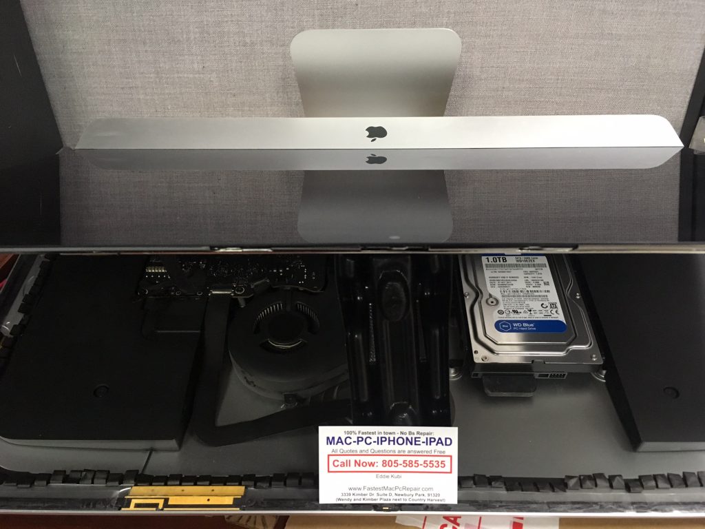 imac 27 inch 2015 hard drive replacement