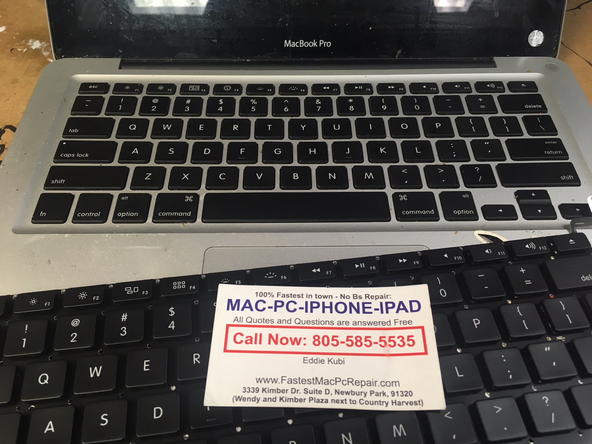 macbook pro keyboard replacement Mac Repair and Pc Repair Newbury park