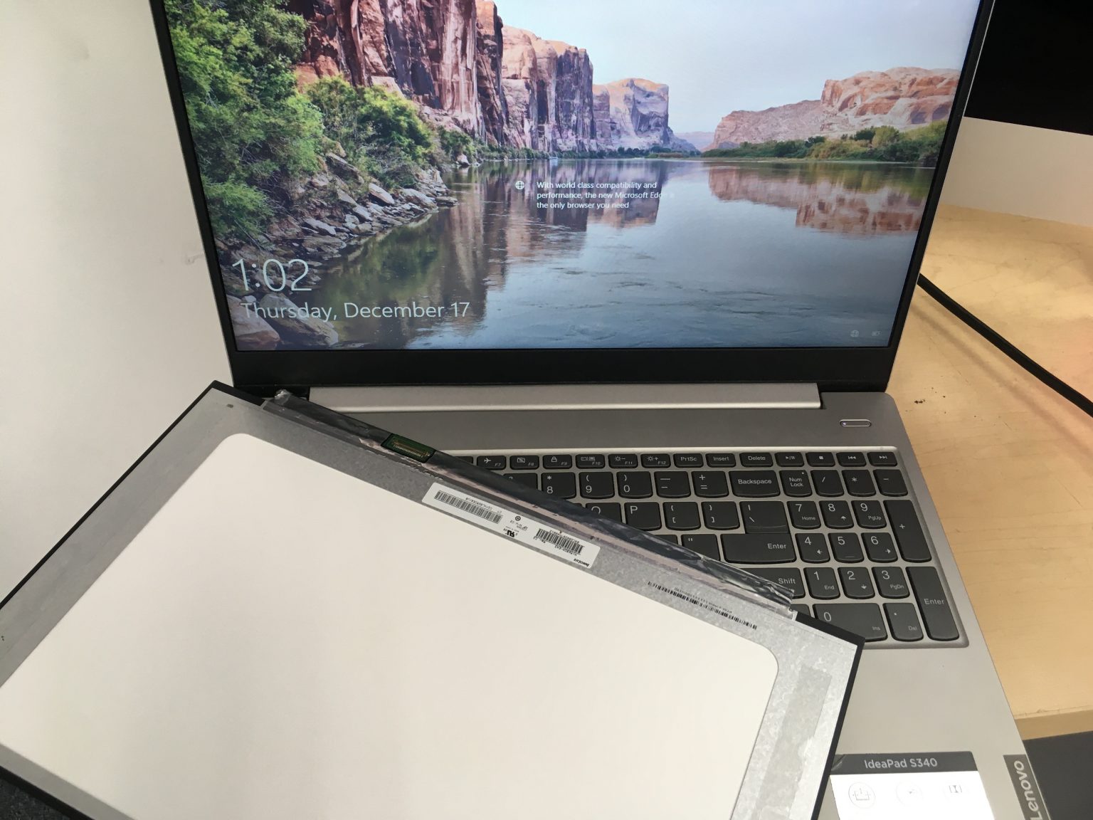 Lenovo s340 Screen replacement Thousand Oaks Mac Repair and Pc Repair