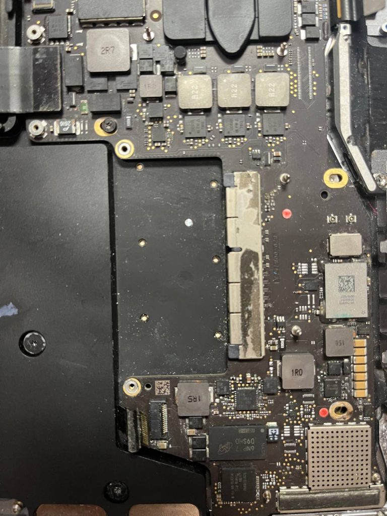 liquid damaged board